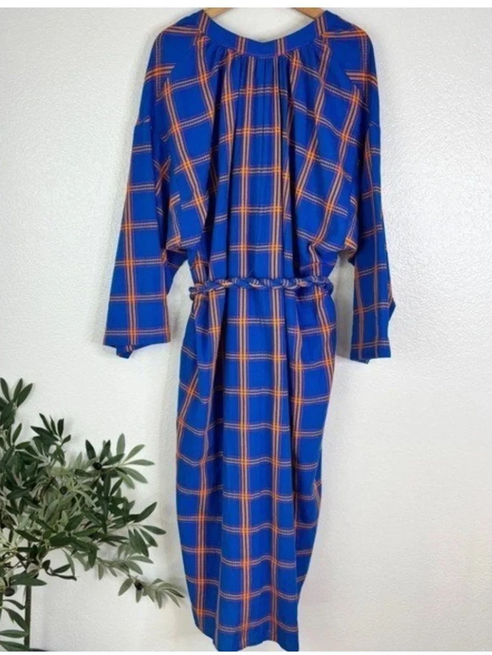 NEW! MARA HOFFMAN Lysa Cover Up Dress in Blue Multi Size S Resortwear Cruise - Picture 8 of 13